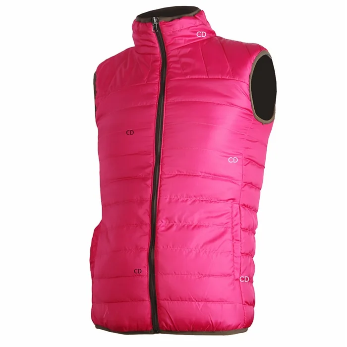 Gilet Somlys Femme Réversible 414 Marron Et Rose