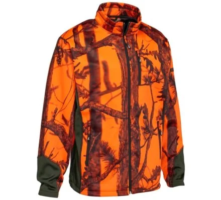 Gilet zippé GhostCamo orange B&B PERCUSSION