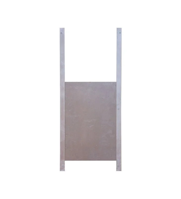 Glissière en aluminium + Trappe en aluminium 33*22cm