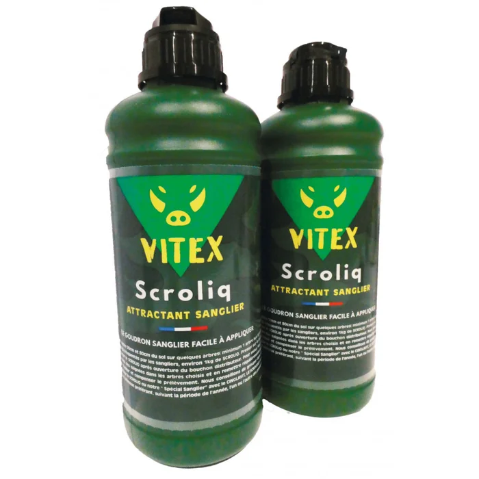 Goudron Scroliq Vitex attractif Sangliers & Cervidés