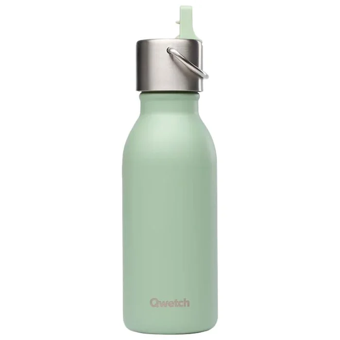 Gourde Qwetch Kids 350 ml Sport Active Matt Vert Tilleul