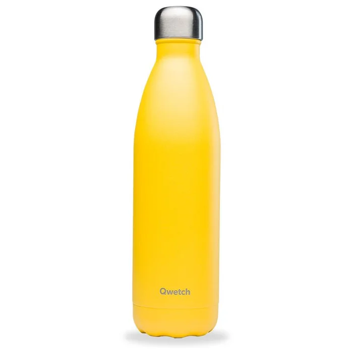 Gourde Qwetch Originals 750 ml Matt Pop Jaune