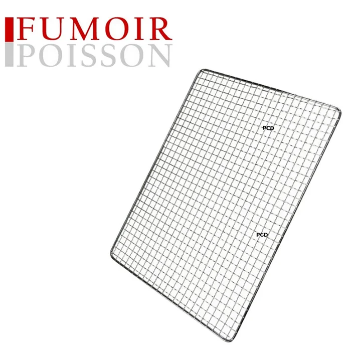 Grille Inox Pour Fumoir 20x35cm