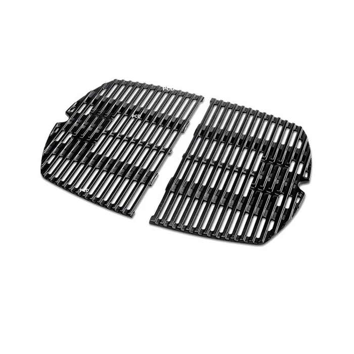 Grilles De Cuisson En Fonte D’Acier Emaillée Pour Barbecues Weber Q Séries 200 et 2000