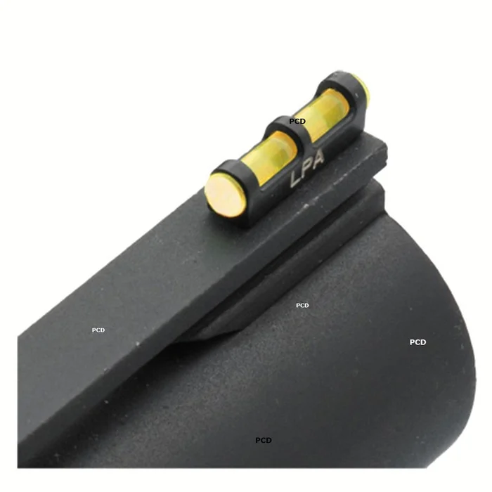 Guidon Fibre Optique Jaune LPA Pour Fusil