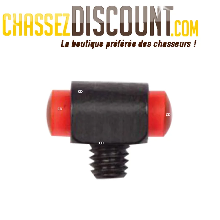 Guidon Plein Lumineux Rouge Pour Fusil 3x8mm