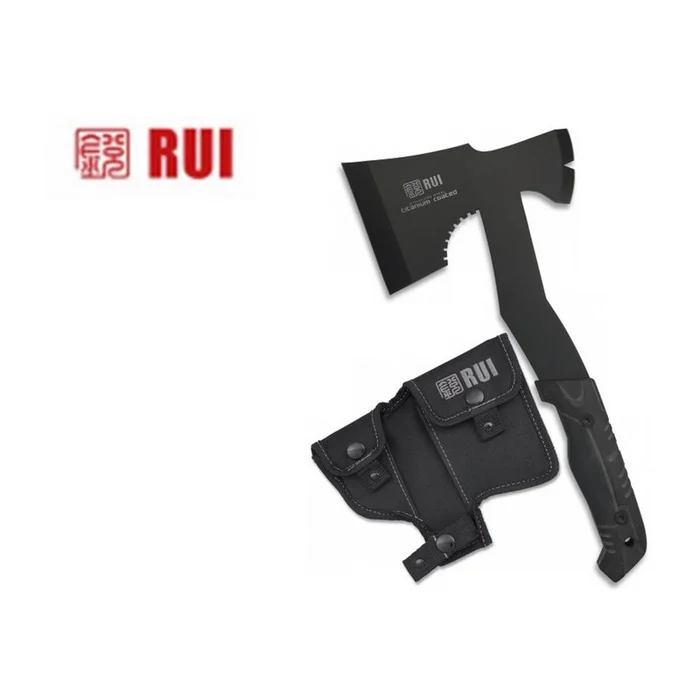HACHETTE RUI TACTIQUE LAME TRAVERSANTE + ETUI CORDURA