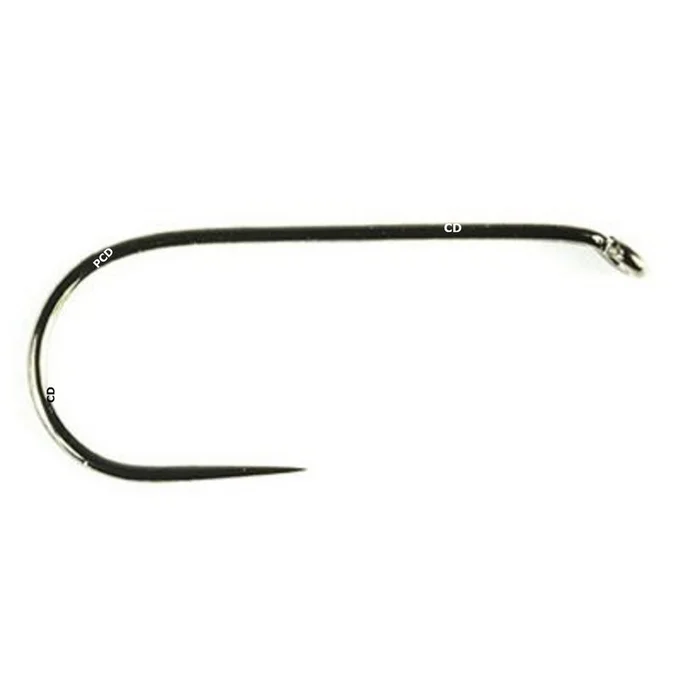 Hameçons Devaux DXT902BL Droit Black Nickel Par 25