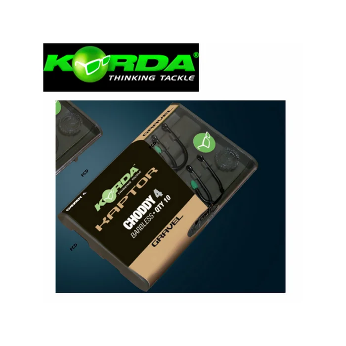 Hameçons Korda Kaptor Choddy B Gravel Par 10