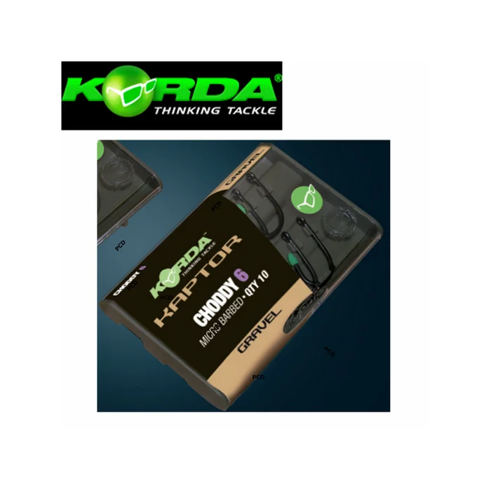 Hameçons Korda Kaptor Choddy Gravel Par 10