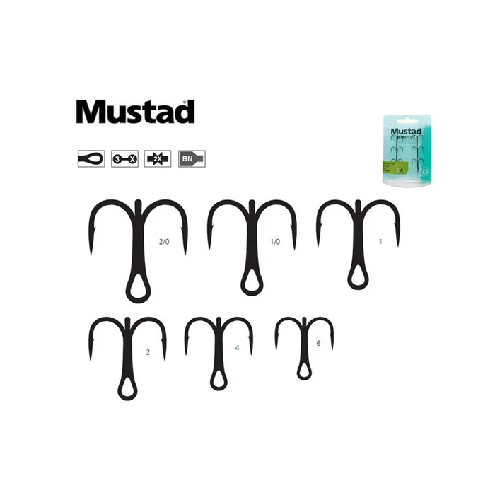 HAMECONS MUSTAD TRIPLES TR78NP-BN PAR 6