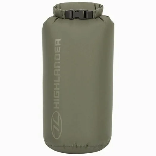 Highlander Drybag résistant à l’eau Lightweight V2, 8L, vert ranger