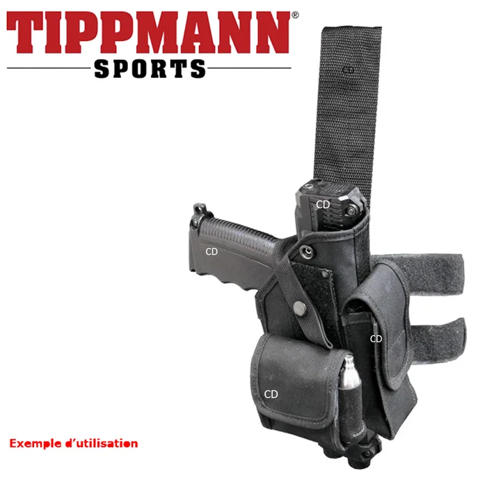 HOLSTER DE CUISSE TIPPMANN TPX NOIR