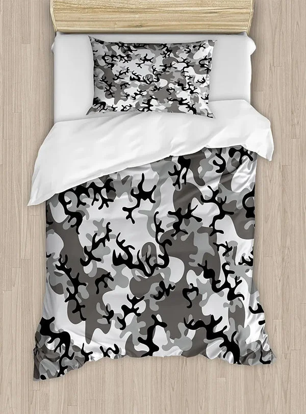 HOUSSE DE COUETTE MILITAIRE – MOTIF UNIFORME