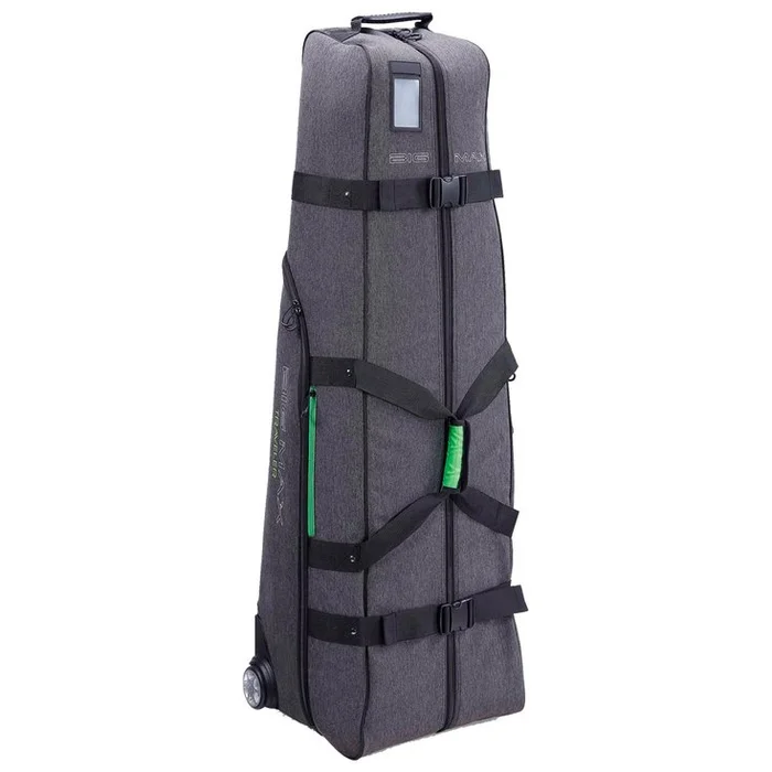 Housse de voyage de sacs de golf Big Max Traveler Travelcover Storm Charcoal Lime