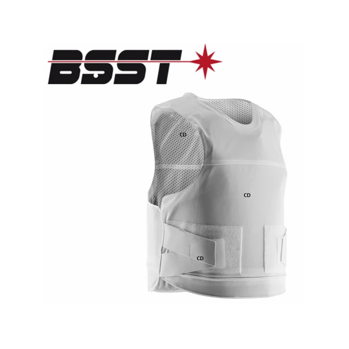 HOUSSE POUR GILET PARE BALLES BSST PORT DISCRET BLANCHE
