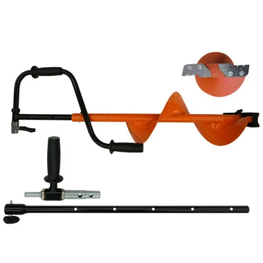HT – Siberian Tiger Hardcore Ice Gear Premium Ice Auger Kit – 8″