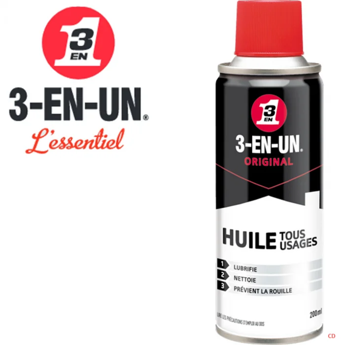 HUILE MULTI USAGES 3 EN 1 AEROSOL 200ML