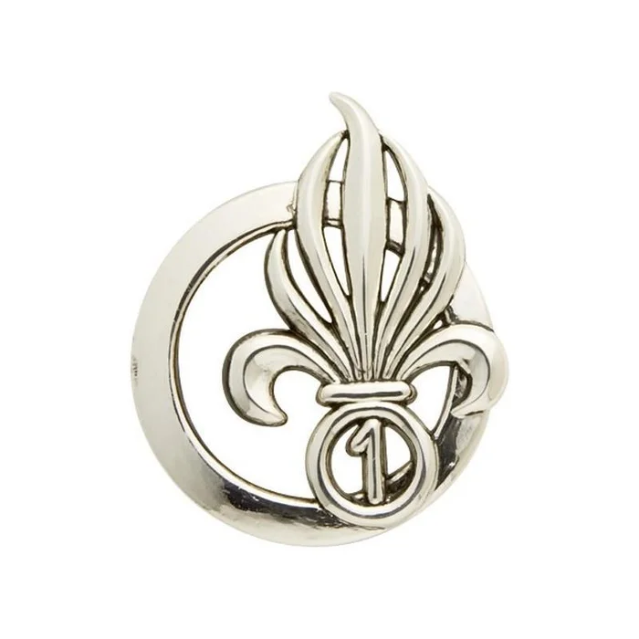 Insigne de béret ARGENT LÉGION 1ER REC