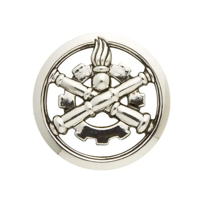 Insigne de béret Argent Matériel