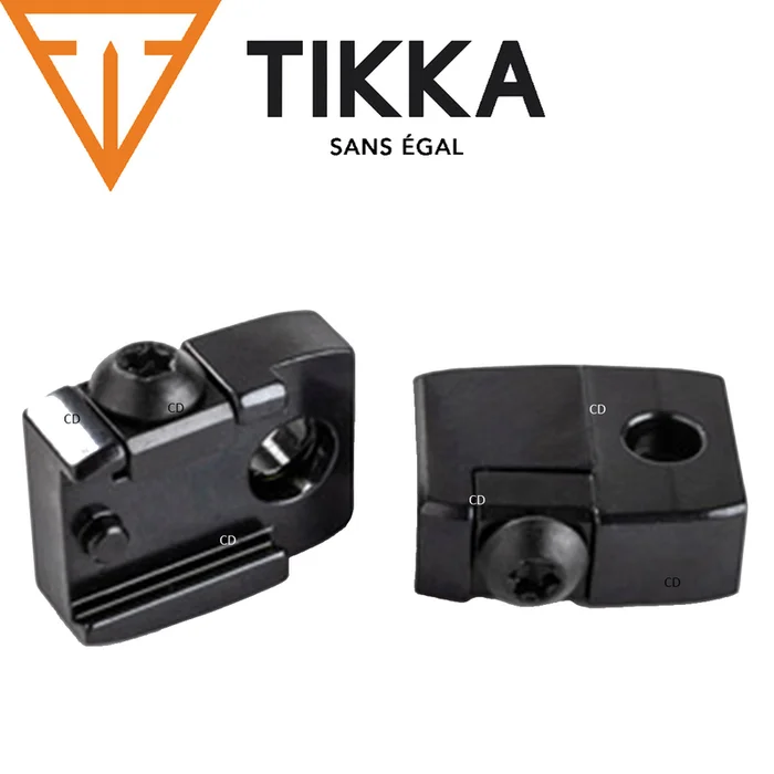 Jeu D’embases Optilock Bronze Pour Rail De 17mm