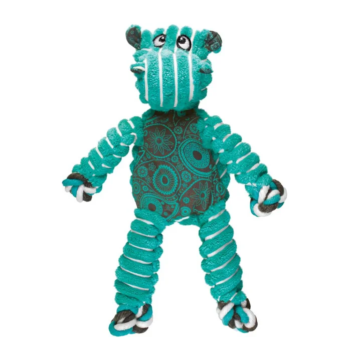 Jouet pour chien Kong Floppy Knots – Hippopotame – Moyen / Grand – Image 2