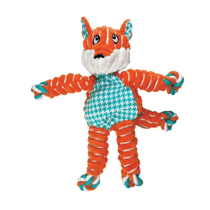 Jouet pour chien Kong Floppy Knots – Renard souple – M/G – Image 2