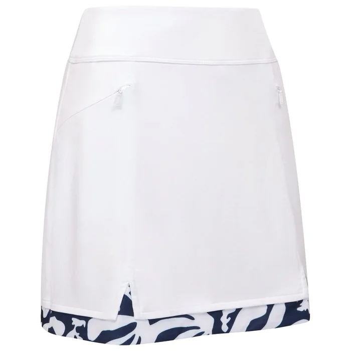 Jupe Callaway Golf 17 Abstract Floral Blocked Skort Brilliant White