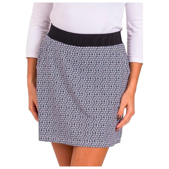 Jupe Chiberta Noela Marine Blanc