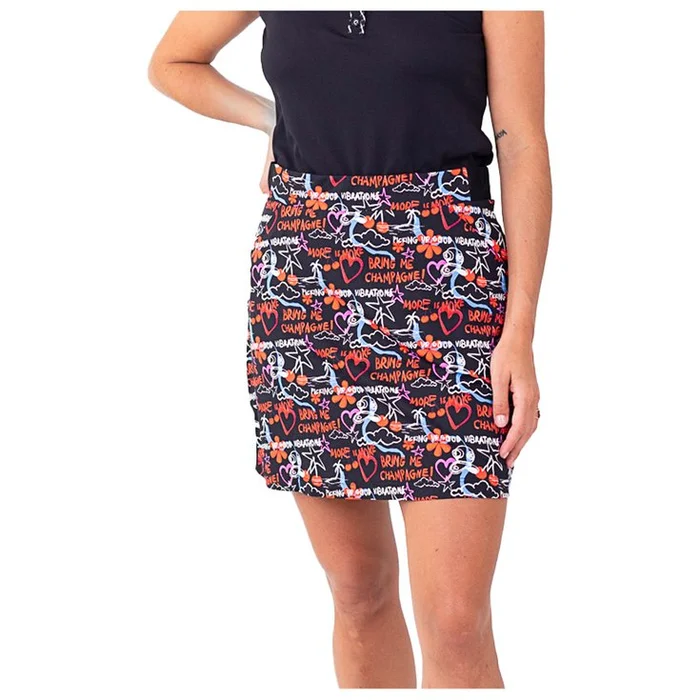 Jupe Chiberta Sensation Noir Rouge