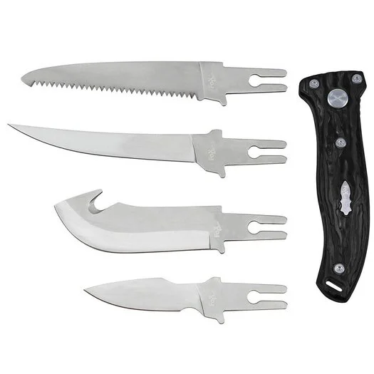 Kit de chasse à lame fixe Fox outdoor 5 pcs