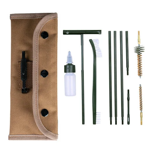 Kit de nettoyage d’armes Fosco M-16 / M-4 avec sac, coyote tan