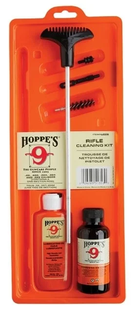 Kit de nettoyage Hoppe’s pour Pistolet c/.38, .357 et 9 mm sous blister