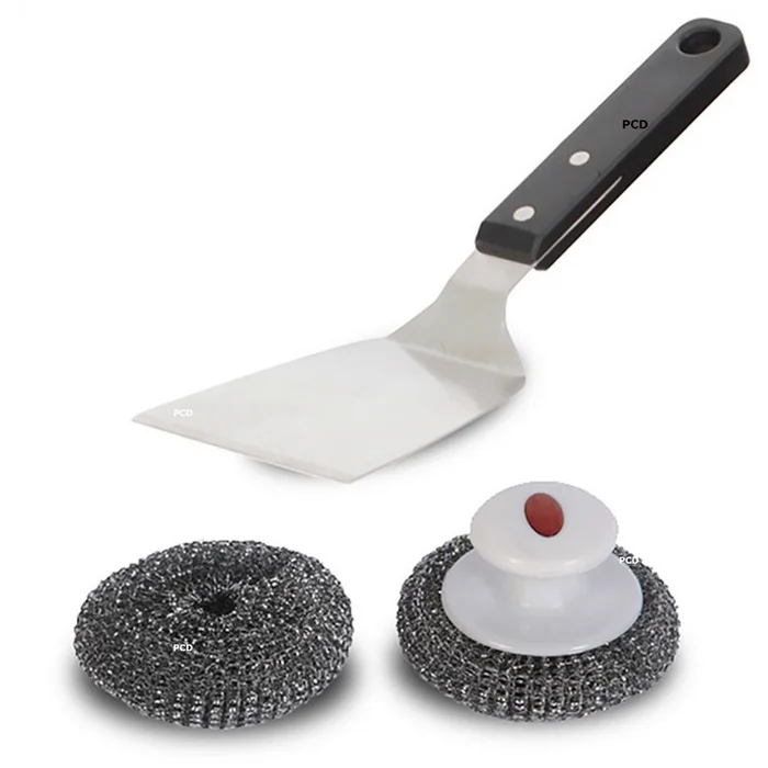 Kit De Nettoyage Le Marquier Spatule Et Boules En Inox