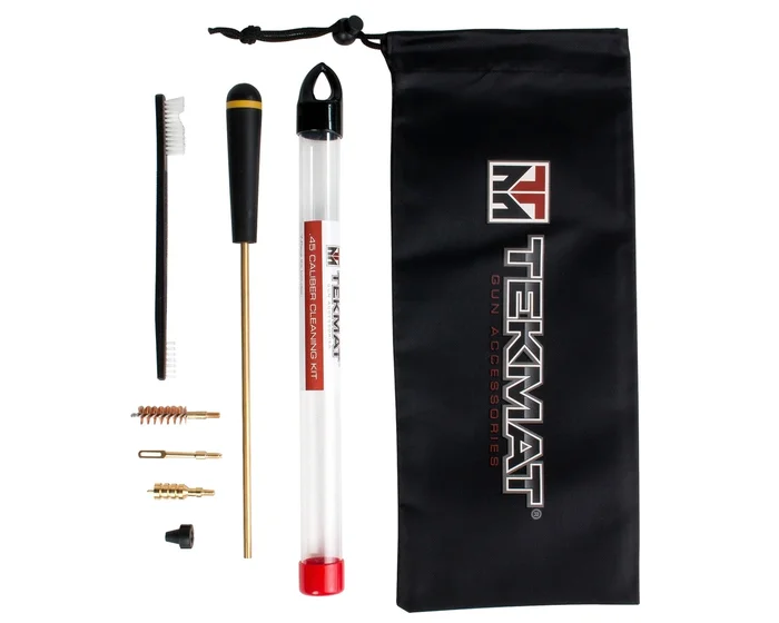 Kit de nettoyage TekMat pour arme de poing – Calibre .44 et .45