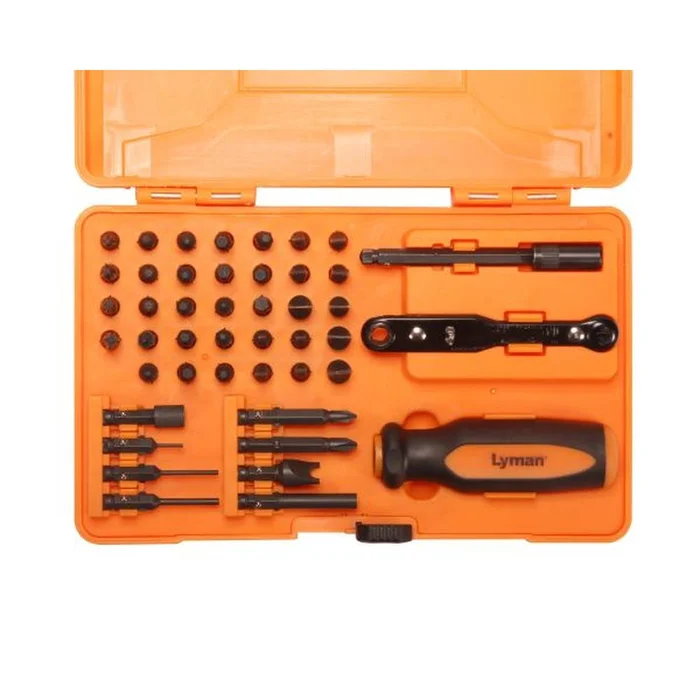 Kit de Tournevis Lyman 68 Pièces – Outils Polyvalents – Haute Précision – Pour Entretien et Réparation d Armes
