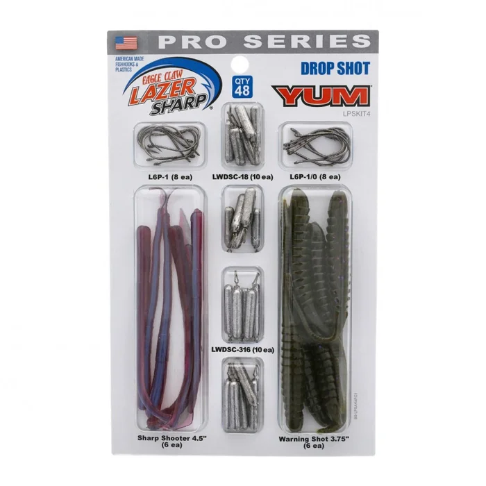 Kit Drop Shot Eagle Claw Lazer Sharp Drop Shot