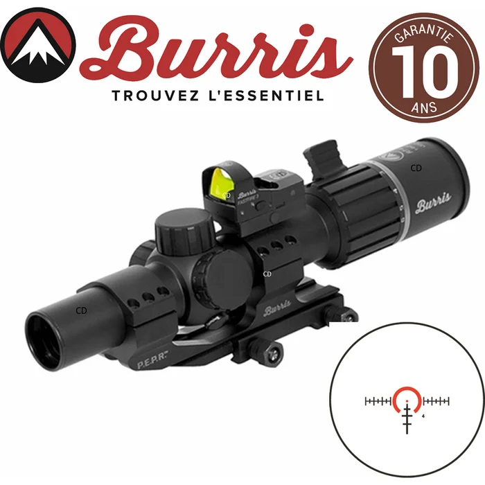 KIT TACTICAL BURRIS RT-6 1-6X24 RETICULE BALLISTIC AR