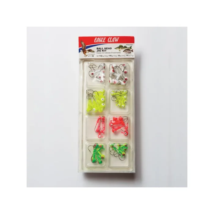 Kit Tetes Plombees Eagle Claw Ball Head