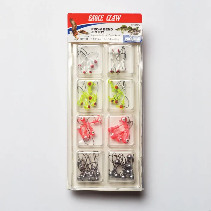 Kit Tetes Plombees Eagle Claw Jig Pro-V