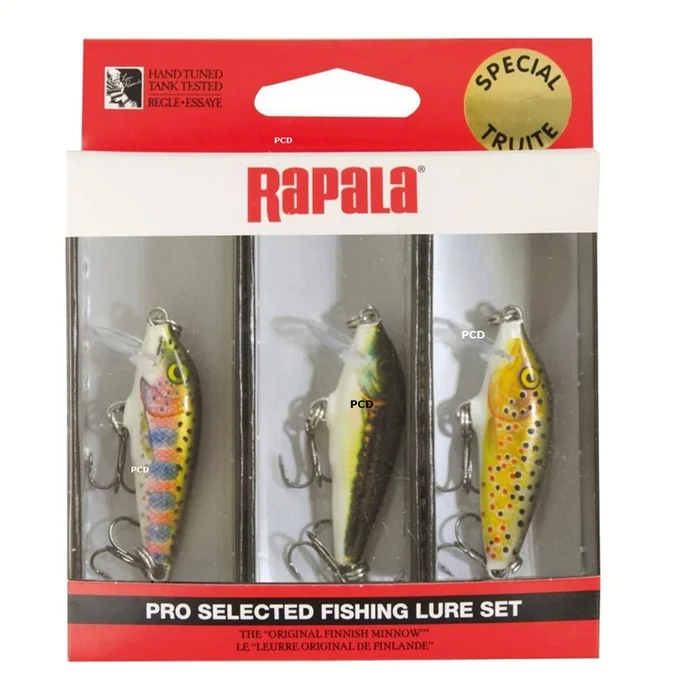 Kit Truite Rapala Countdown 3cm 3 Leurres