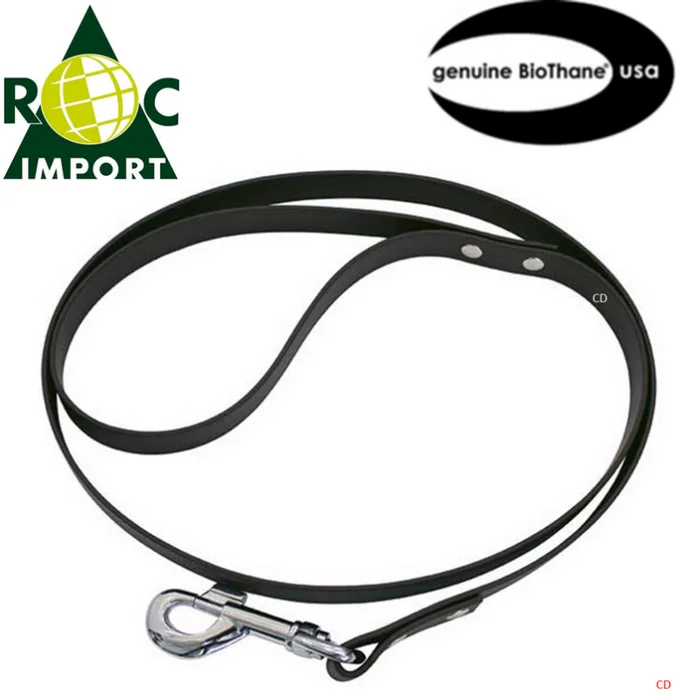LAISSE PLATE BIOTHANE 120CM MARRON ROC IMPORT