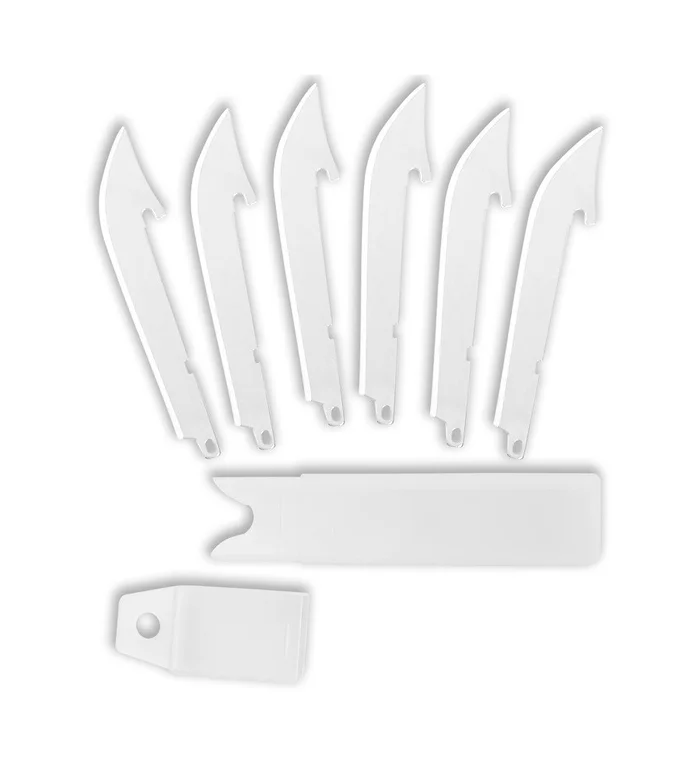 Lames de rechange pour couteau Accusharp Razor 7,6 cm x6