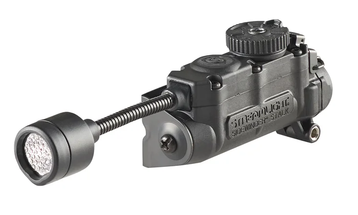 Lampe de casque Streamlight Sidewinder Stalk – Clip de casque/Montage rail ARC – Noir