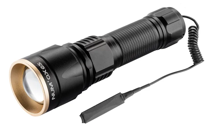 Lampe Tactique rechargeable NUM’AXES 3 Led Blanche-Rouge-Verte