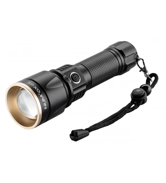 Lampe Tactique rechargeable NUM’AXES Led 1000 lumens