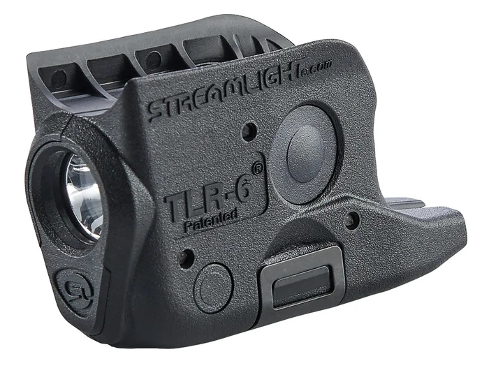 Lampe tactique Streamlight TLR-6 – Glock 42/43 – Sans laser – Noir