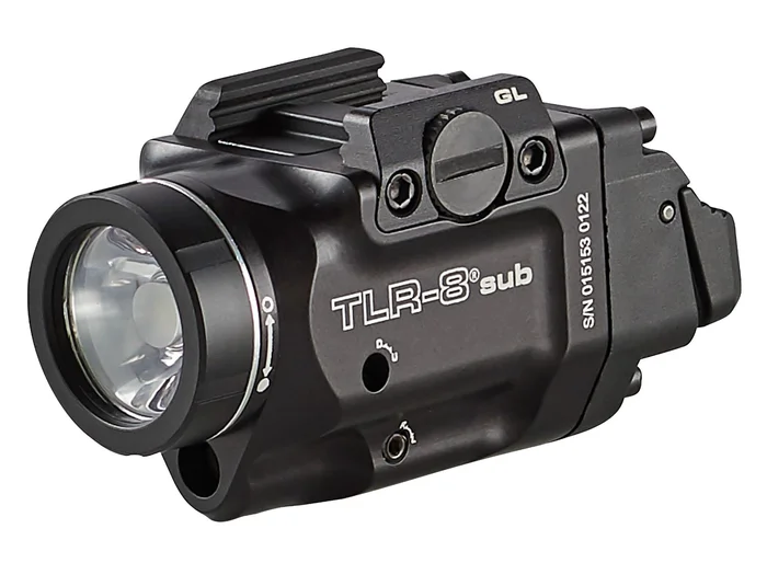 Lampe tactique Streamlight TLR-8 SUB – pour Glock 43X/48 – Laser rouge