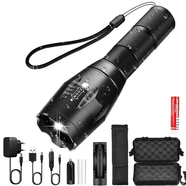 Lampe torche militaire tactique