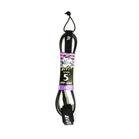 Leashes SurfCatch Surf 5.0 BEATER PRO COMP LEASH – Noir